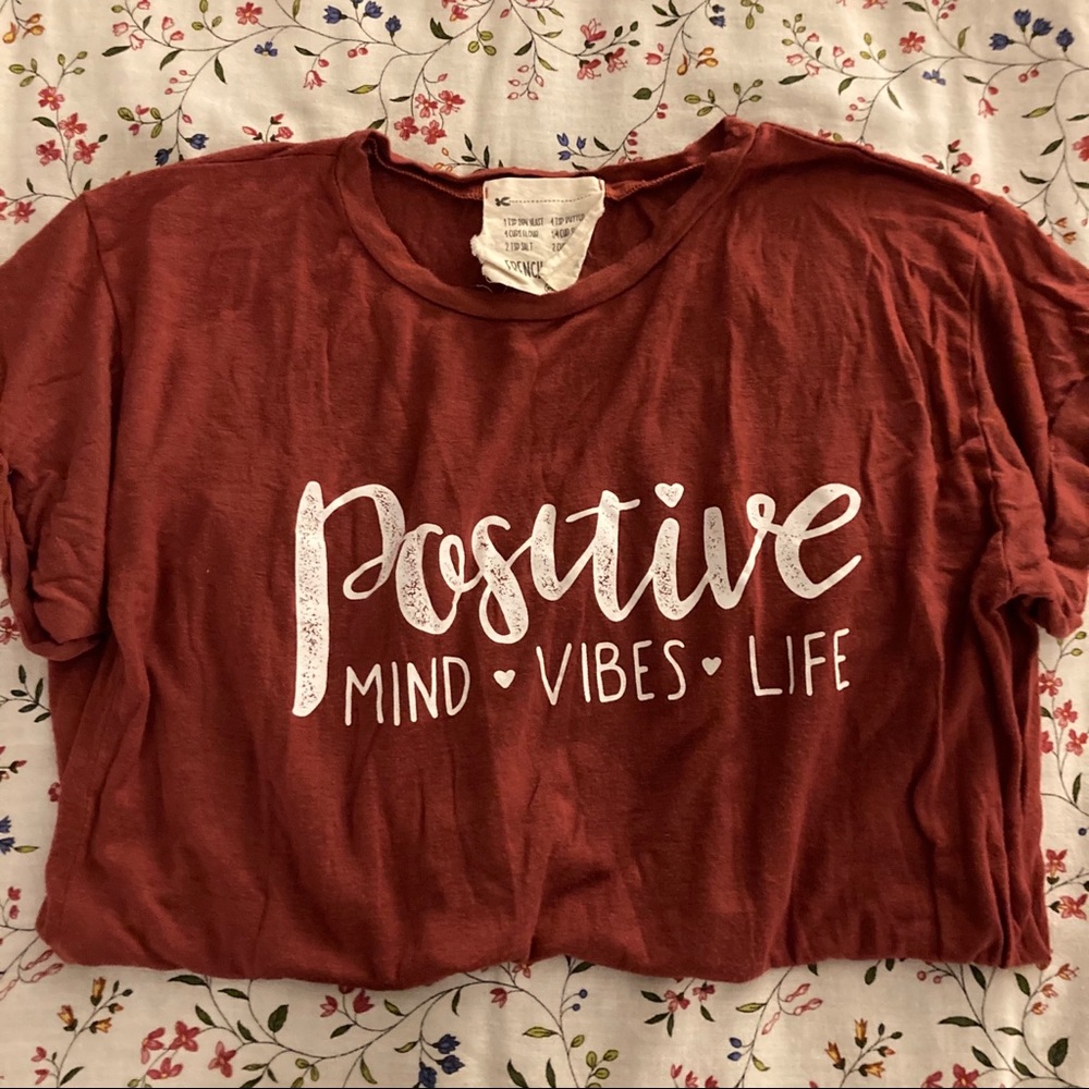 french pastry | positive mind terracotta tee xs